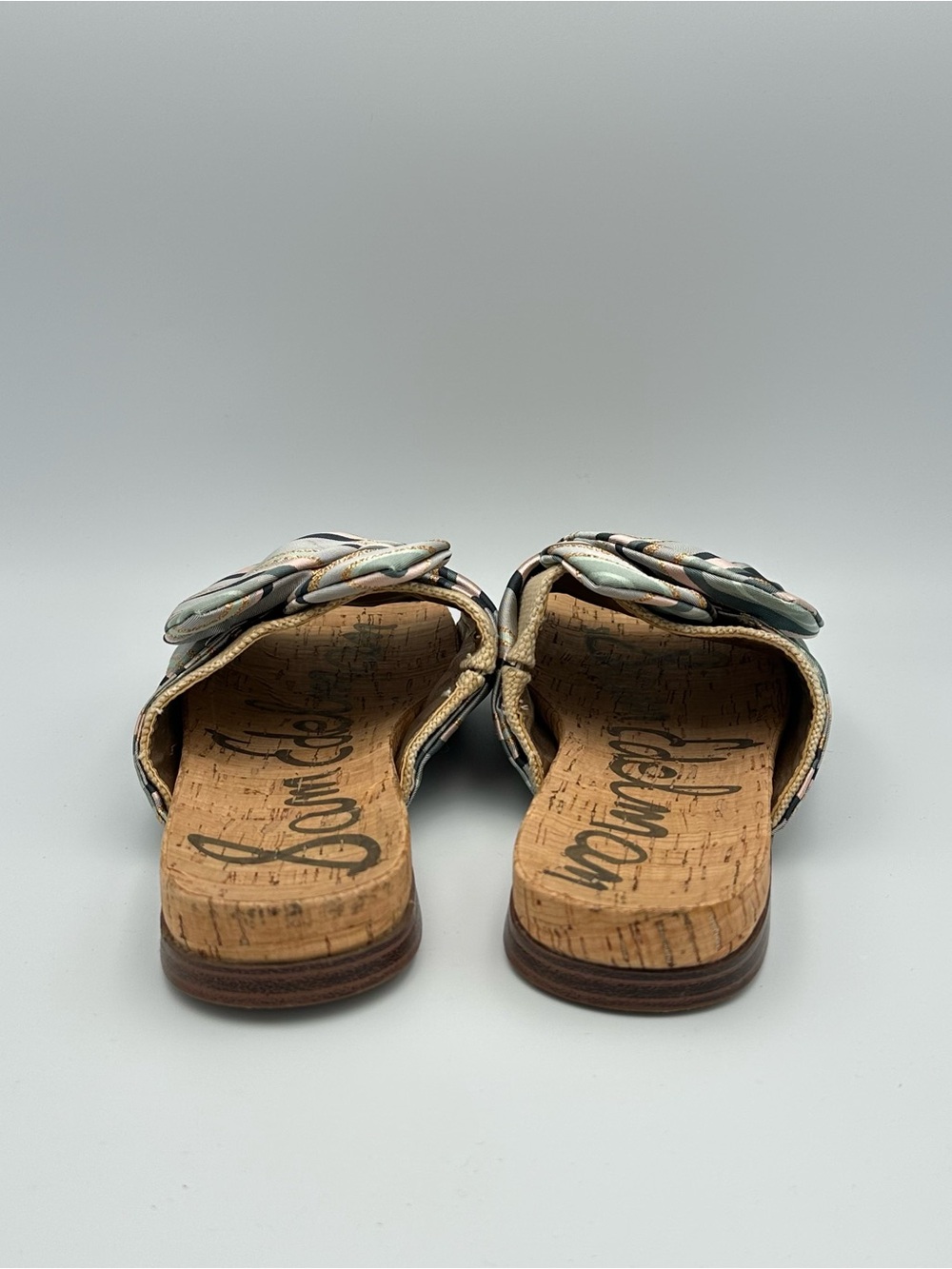 Sam Edelman Women’s Heidi Bow Slide Gray Slip On Sandals Size 10 - Picture 4 of 9